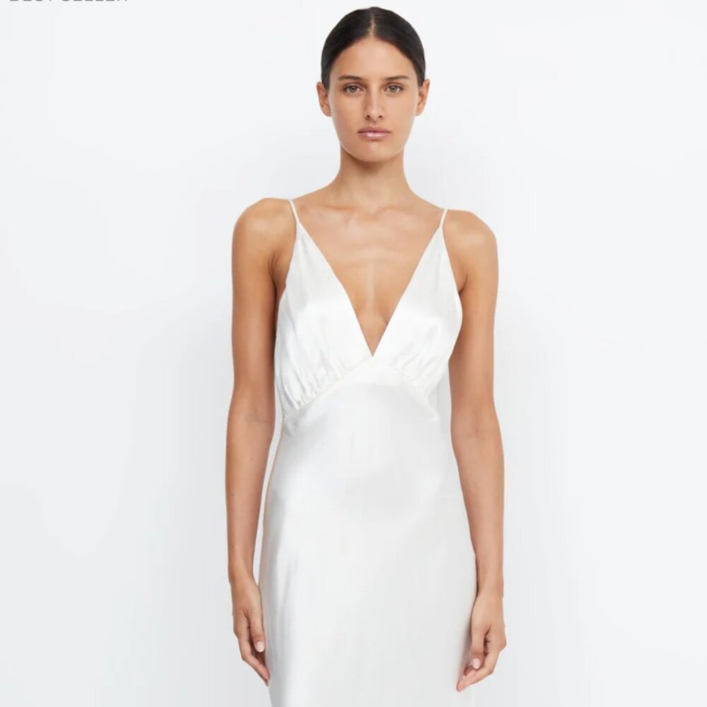 Bec + Bridge Wedding Slip in Ivory | 4